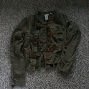 Green Hinge army jacket